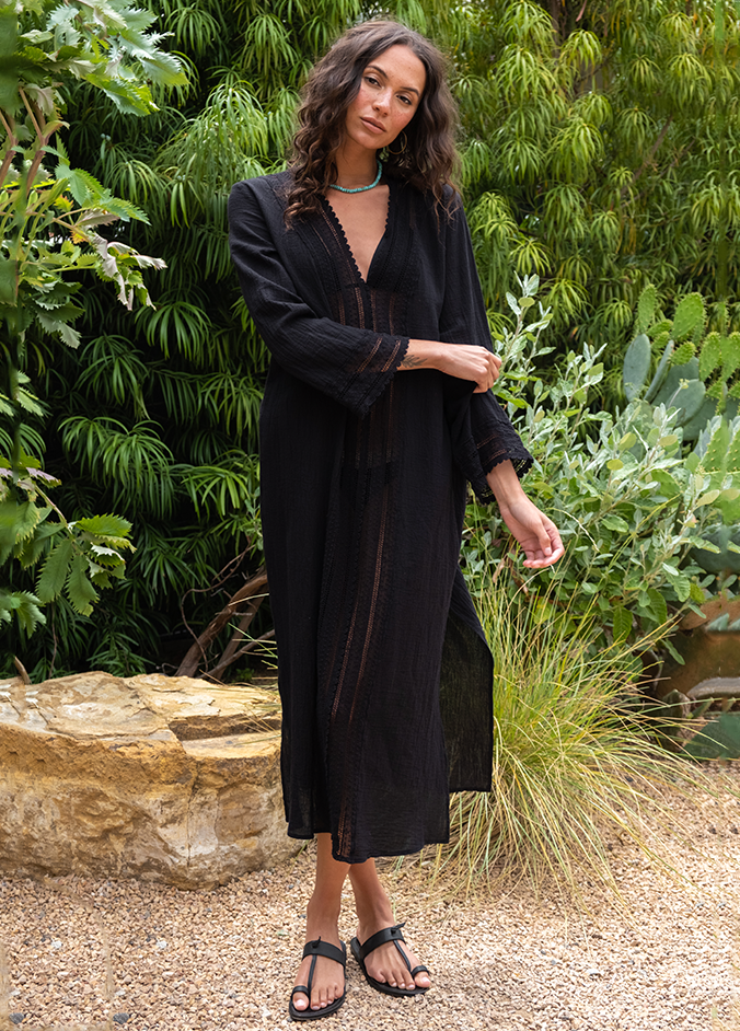 Long Eden Coverup Black / XS Long Eden Coverup Black / XS