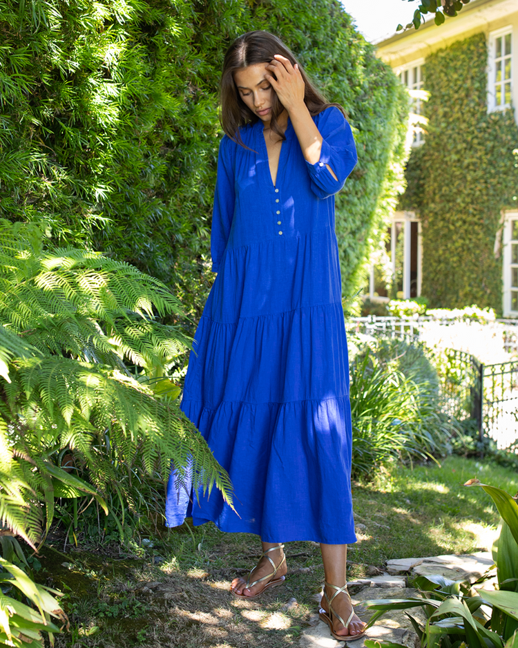 honorine linen dress Honorine Edie Striped Linen Dress